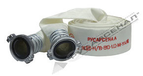 Рукав пожарный РПК(В)-Н/В-80-1,0-М-УХЛ1 с головками ГР-80 A-A 10 м