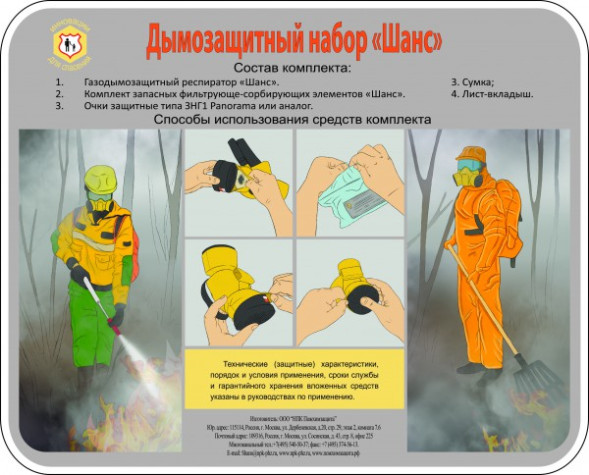 Дымозащитный набор «Шанс»